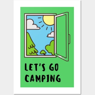 Camping Posters and Art